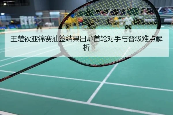 王楚钦亚锦赛抽签结果出炉首轮对手与晋级难点解析